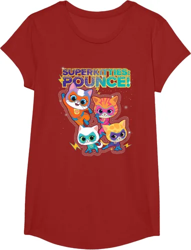 Miniatura 44 de Disney Junior SuperKitties Pounce! Camiseta de equipo completo, talla S