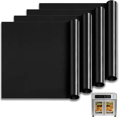 Miniatura 21 de Revestimientos para Horno para la Parte Inferior del Horno, 10"x9.7" Forros Reutilizables Antiadherentes Resistentes al Calor para Tostadora
