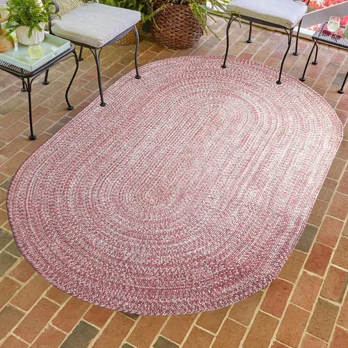 Miniatura 16 de Superior Alfombra de área grande para interiores y exteriores, reversible, trenzada, decoración del piso del hogar para sala de estar, cocina