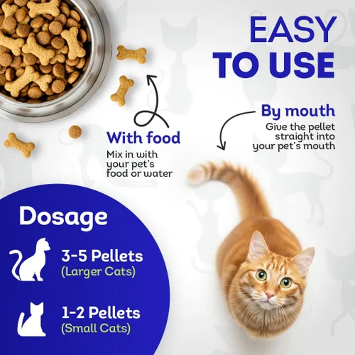 Miniatura 5 de HA4E - Salud oral para gatos - Alivia la inflamación, alivia el dolor y combate la enfermedad de las encías - Natural, sin OMG, orgánico, sin gluten