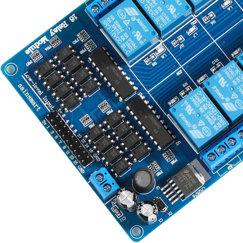 Miniatura 3 de SainSmart Placa de módulo de relé de 16 canales de 12 V para Arduino DSP AVR PIC ARM