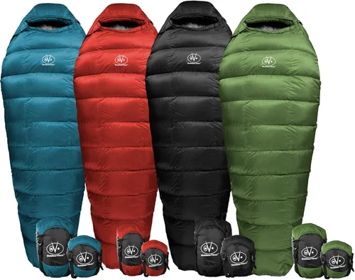 Outdoor Vitals Summit - Saco de dormir de más de 800 libras de potencia de relleno ultraligero para mochilero, saco de dormir ligero para senderismo