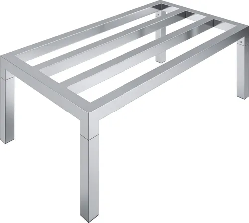 Miniatura 11 de 60 pulgadas de largo x 24 pulgadas de ancho Altura: 12 pulgadas fuera del piso de aluminio Almacenamiento en restaurantes, cocinas y garajes