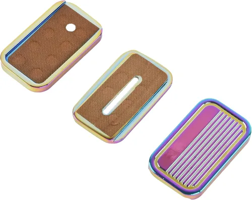 Miniatura 3 de Juguetes de metal para adultos EDC Fidget Slider magnético TDAH Juguetes para adultos para ansiedad y estrés aliviar el autismo, accesorios de Morado