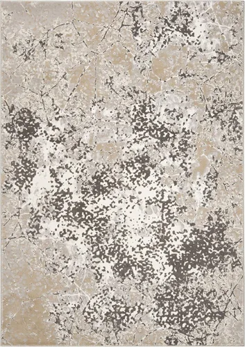 Miniatura 3 de SAFAVIEH Vogue Collection - Alfombra de área de 5 pies 1 pulgada x 7 pies 6 pulgadas, color crema y beige, diseño abstracto moderno, no desprende