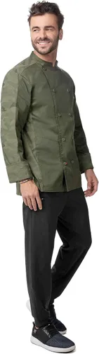 Miniatura 3 de Chef Works Abrigo de chef Mojave para hombre