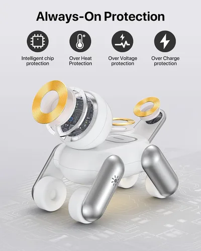 Miniatura 8 de UEQ Estación de carga inalámbrica 3 en 1 para dispositivos Apple, soporte de cargador inalámbrico plegable con luz nocturna para iPhone 17 Air 16 15