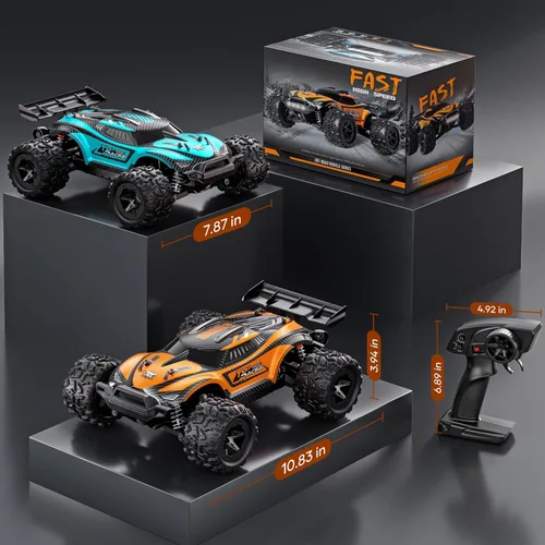 Miniatura 11 de HOMETALL 1:18 Coches RC Rápidos para Adultos - 38+ KPH Coche de Control Remoto Todo Terreno - Camión Monstruo RC de Alta Velocidad 4x4 Todo Terreno