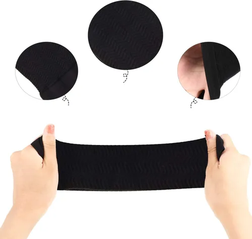 Miniatura 4 de WILLBOND 4 pares de mangas de brazo elásticas de compresión para brazos, moldeadores de brazos deportivos para mujer