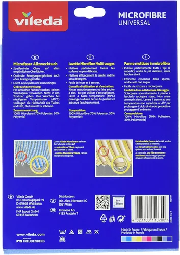 Miniatura 2 de Vileda Paño universal de microfibra multiusos, 4er Packung