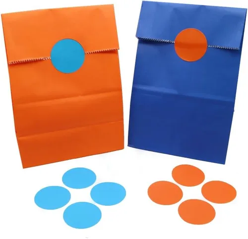 Miniatura 9 de MORANTI Bolsas de regalo pequeñas marrones de 5.1 x 3.1 x 9.4 pulgadas para actividades navideñas, cumpleaños, boda, fiesta (marrón, 24 unidades)