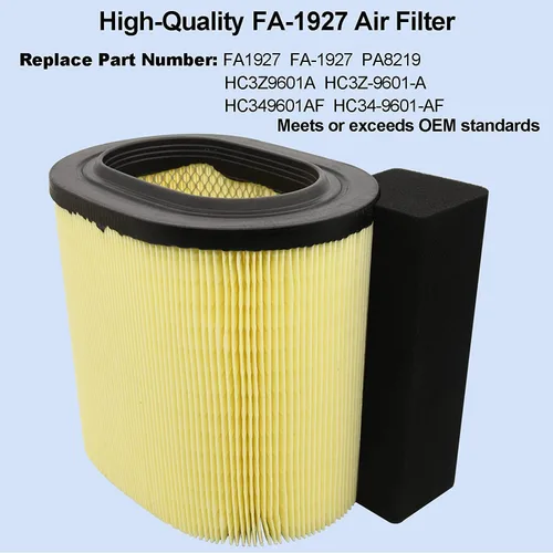 Miniatura 3 de Filtro de aire FA-1927 compatible con Motorcraft fa-1927 Filtro de aire de repuesto para Ford 2017-2019 F250 F350 con motor diesel V8 de 6.7 litros