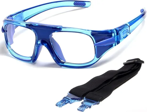 Miniatura 18 de SHEEN KELLY Gafas deportivas profesionales para adultos, gafas de seguridad protectoras para baloncesto, gafas de baloncesto para hombres con Azul