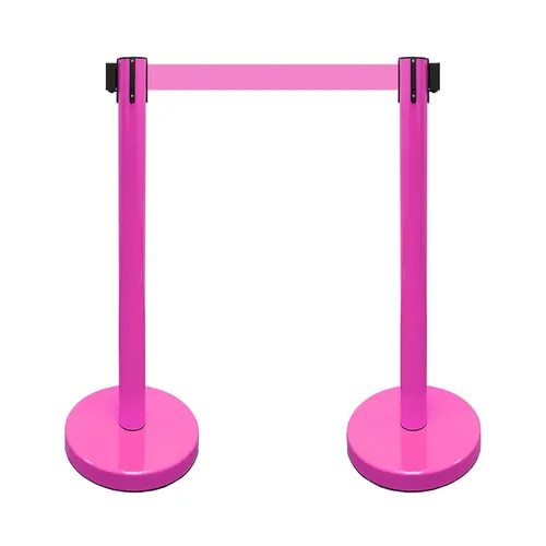 Miniatura 31 de VIP Crowd Control - Juego de barreras de seguridad con cinturones retráctiles, 91 cm de altura, cinturón de 198 cm y soporte de pared Cinturón