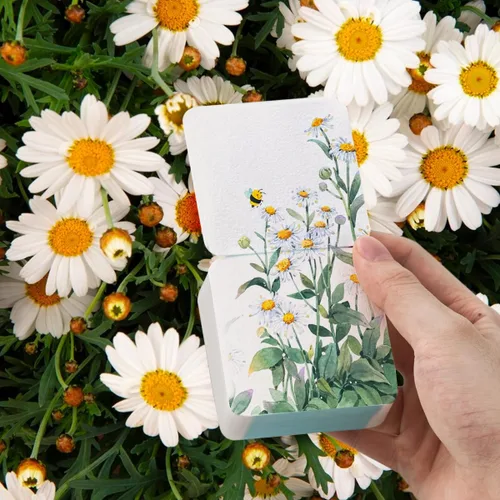 Miniatura 3 de Lightwish 60 Hojas Mini Cuaderno de Bocetos de Acuarela 2.6 * 2.6'' Prensado en Frío 300gsm/140lb, Cuaderno de Pintura Cuadrado Portátil Desgarrable