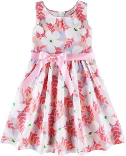 Miniatura 37 de Vestido de verano para niña, de algodón, con diseño floral