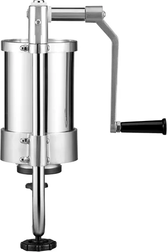 Miniatura 11 de VEVOR Embutidora de Salchicha, Capacidad de 1.5L/2.5LBS, Embutidora Vertical de Salchicha de Acero Inoxidable 304, Máquina de Relleno de Salchichas