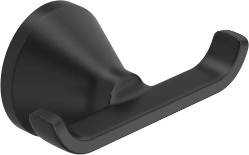 American Standard 7061210.243 Aspirations - Gancho doble para bata, color negro mate Mate negro