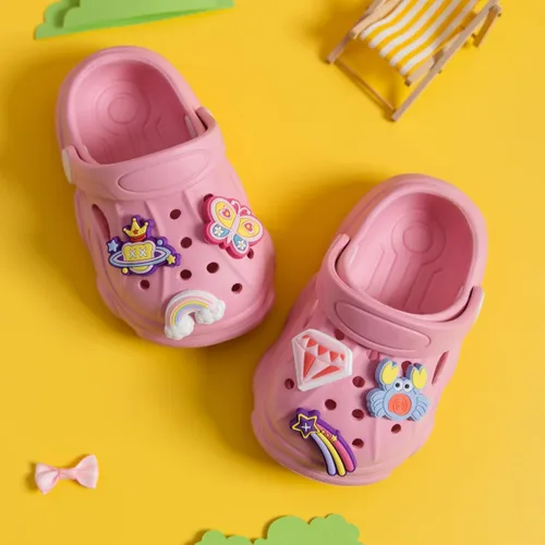 Miniatura 3 de Sonsage Zuecos de jardín para niños y niñas, sandalias de agua sin cordones, sandalias de dibujos animados, ligeras, para verano, al aire libre