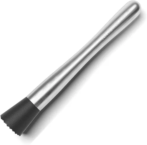 NATURELAND Food-Grad - Juego de herramientas de acero inoxidable 304 para mezclar y mezclar, apto para lavavajillas, crea deliciosos mojitos y otras