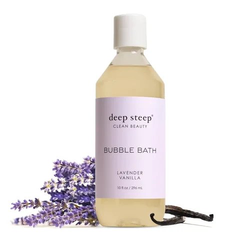 Deep Steep Baño de burbujas, 10 oz (lavanda vainilla)