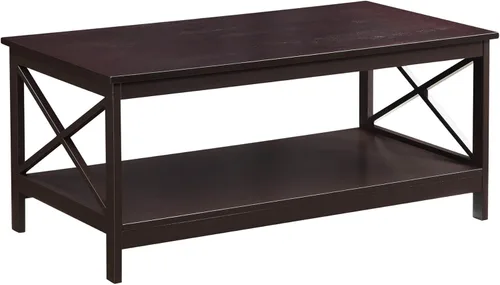 Miniatura 12 de Convenience Concepts – Mesa de café Oxford, Madera, Negro