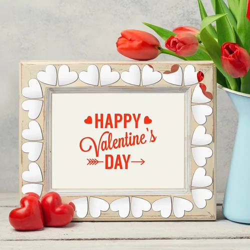 Miniatura 7 de Jetec 100 piezas de azulejos de espejo en forma de corazón, pequeños espejos para manualidades, mosaico de bricolaje pequeño círculo mini azulejos