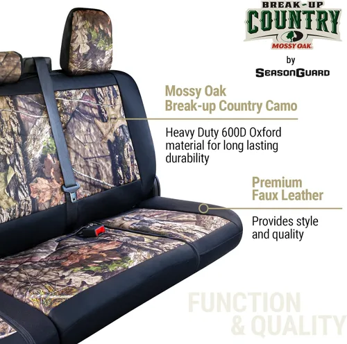 Miniatura 2 de Fundas de asiento Mossy Oak Break-up Country de alta resistencia para asientos delanteros; Se ajusta a camionetas o SUV de tamaño completo; Incluye