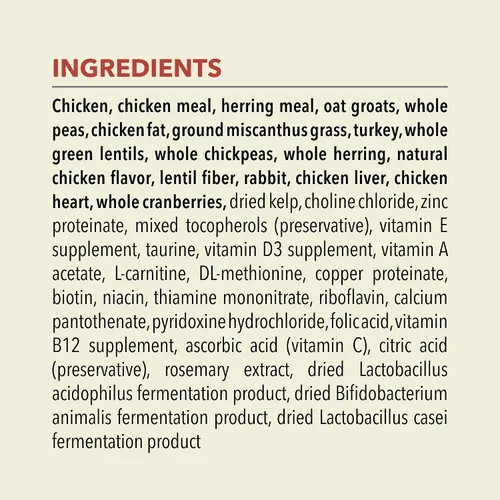 Miniatura 5 de ACANA Alimento seco para gatos de interior Entrada de pollo, pavo, arenque entero y conejo, bolsa de 4 libras
