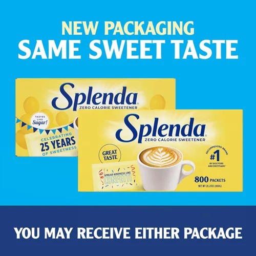 Miniatura 3 de SPLENDA Edulcorante sin Calorías Paquete de Valor, 800 Sobres