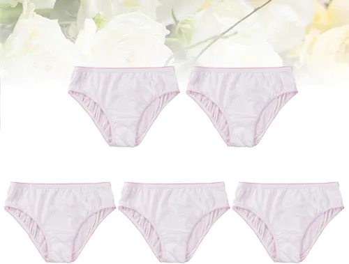 Miniatura 4 de SUPVOX Calzones De Mujer De Algodon 5 piezas Bragas de maternidad desechables para mujer, ropa interior de algodón suave para embarazo, posparto
