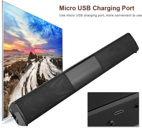Miniatura 6 de JTLB Barra de sonido doméstica de TV, altavoces envolventes estéreo para una experiencia de audio mejorada