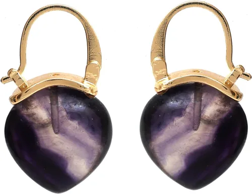 Miniatura 9 de Gempires Aretes Colgantes de Gemas Hechos a Mano, Aretes de Cristal Minimalistas y Simples, Joyería Hipoalergénica, Chapados en Oro, Diseño Clásico
