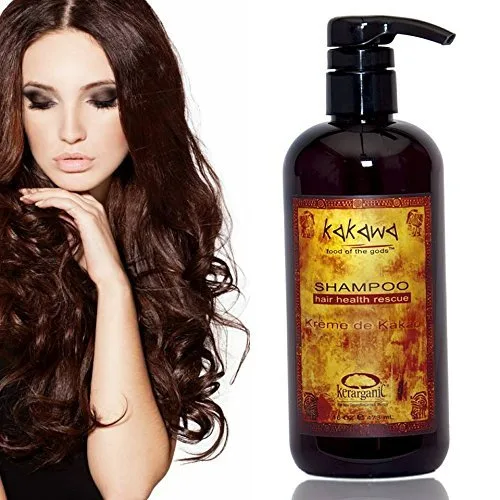 KERARGANIC Kakawa Hair Health Rescue Shampoo 16oz/16.0 fl oz - Diseñado para restaurar la salud del cabello. Es champú sin sal y sulfato