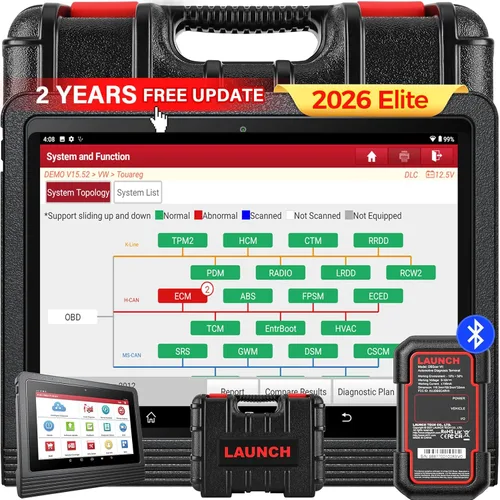 Launch X431 PRO3 (V+) V5.0 2026 Herramienta de escaneo bidireccional mejorada, mapa de topología OEM, escaneo de camiones HD, AutoAuth para FCA SGW,