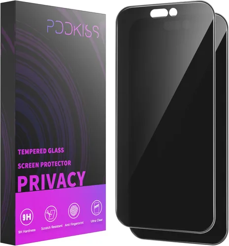 Miniatura 13 de PDDKISS Paquete de 2 protectores de pantalla de privacidad para iPhone 17 Pro Max de vidrio templado de 6.9 pulgadas + 2 protectores de lente