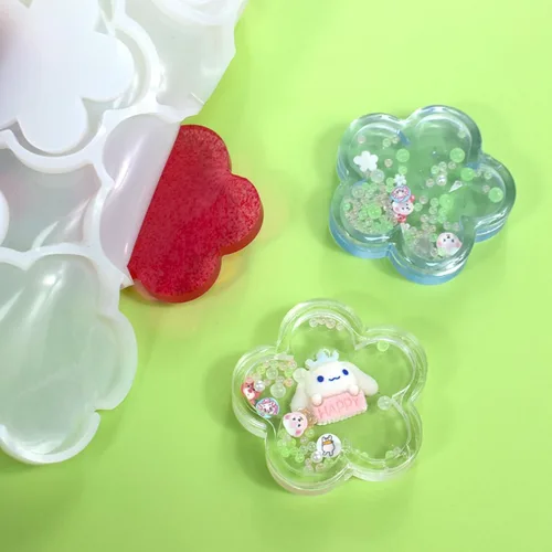 Miniatura 7 de mostsom Moldes de silicona para piruletas, moldes de silicona para piruletas de chocolate, con diseño de hojas, flores, dulces, sin palillos, 2