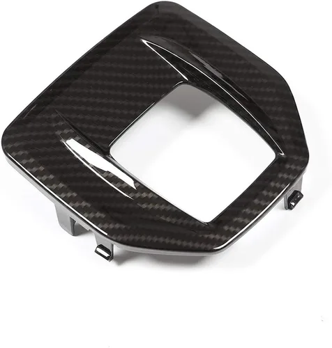 Miniatura 6 de Pieza de repuesto de fibra de carbono ABS para Alfa Romeo Giulia Stelvio 2017 2018 2019 Interior del coche consola central cambio panel cubierta