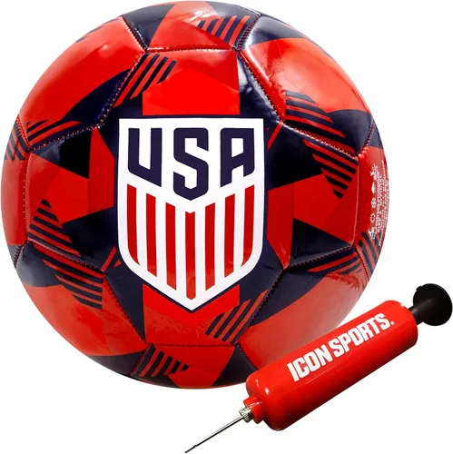 Miniatura 27 de Icon Sports Balón de fútbol oficial de la Federación de Fútbol de USA83BL-Blanco