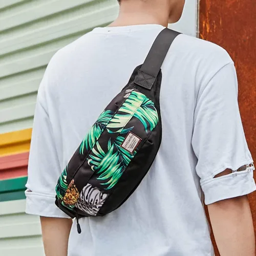 Miniatura 7 de AQIWO Riñonera para hombre y mujer, diseño de piña, para correr