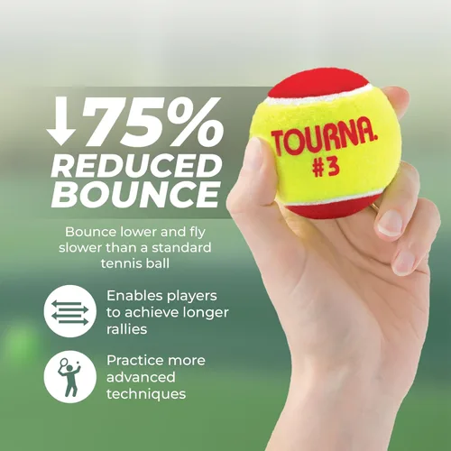 Miniatura 2 de Tourna - Pelota de tenis de baja compresión etapa 3