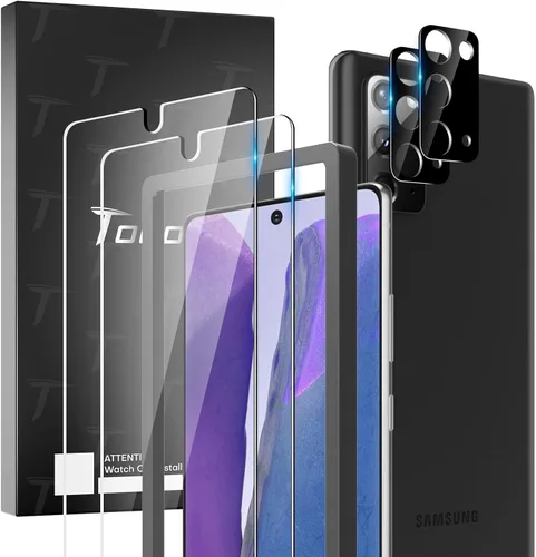 Miniatura 8 de TOCOL Paquete de 3 protectores de pantalla de vidrio templado compatibles con Google Pixel 6 5G de 6.4 pulgadas y protector de lente de cámara
