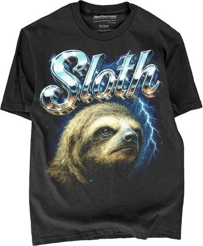Miniatura 42 de Camiseta de Heavy Metal de los 80s con Animal en Negro - 100% Algodón - para Hombre y Mujer