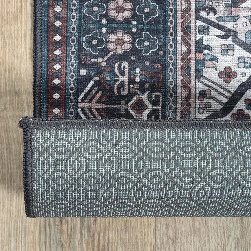Miniatura 6 de Adiva Rugs Alfombra de área lavable a máquina de 2 pies 6 x 6 pies 6 pies 6 pies 6 pies 6 pies 6 pulgadas con parte trasera antideslizante para sala