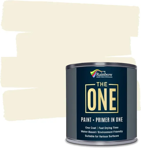 Miniatura 18 de THE ONE Pintura e imprimación todo en uno, negro mate, 8.5 onzas líquidas/250ml, fórmula de 1 capa, decoración fácil de interiores y exteriores