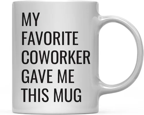 Miniatura 28 de Andaz Press Taza de café divertida de 11 onzas, regalo de broma, My Favorite Aunt Gave Me This Cup, 1 paquete, sobrino sobrino, cumpleaños, Navidad