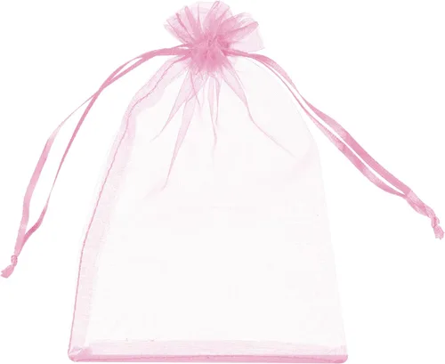 Miniatura 8 de Volanic 100 bolsas de regalo de organza con cordón transparente de 4 x 6 pulgadas, bolsa de regalo de joyería, fiesta, Navidad, bolsas de dulces
