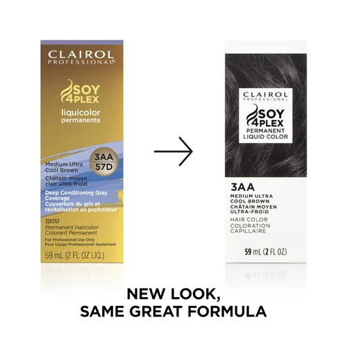 Miniatura 3 de Clairol Professional Permanent Liquicolor for Medium Brown to Red Violet Brown Hair Color with 100% Gray Coverage Packaging May Vary 3aa Medium