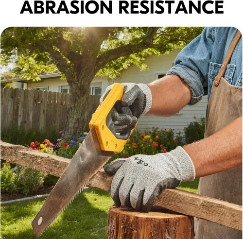 Miniatura 3 de Vgo... ANSI A3 Cut Resistant Gloves EN388 Level 5 Certified Hand Protection Gloves(SK2131)