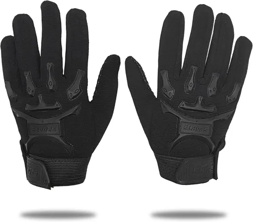 Miniatura 2 de Long Keeper Guantes tácticos de ciclismo para niños, guantes deportivos de pesca antideslizantes para escalada, guantes de dedo completo